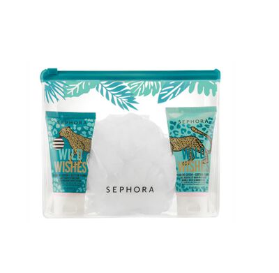 KIT DE VIAJE CUERPO Y BA&Ntilde;O WILD WISHES